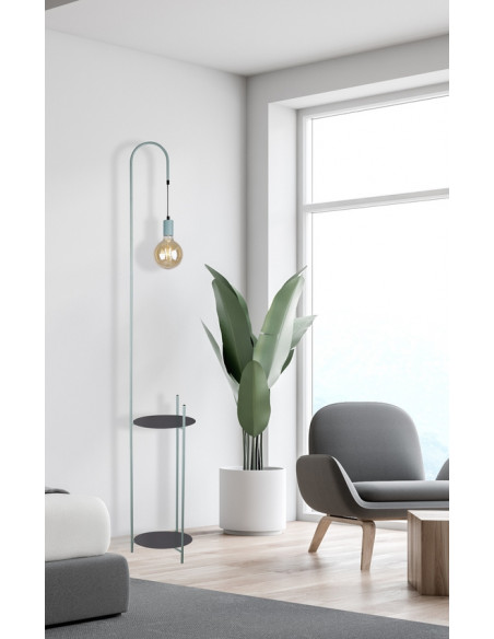 CANDELLUX WALK LAMPA PODŁOGOWA CZARNY+ZIELONY 1X40W E27 51-00033