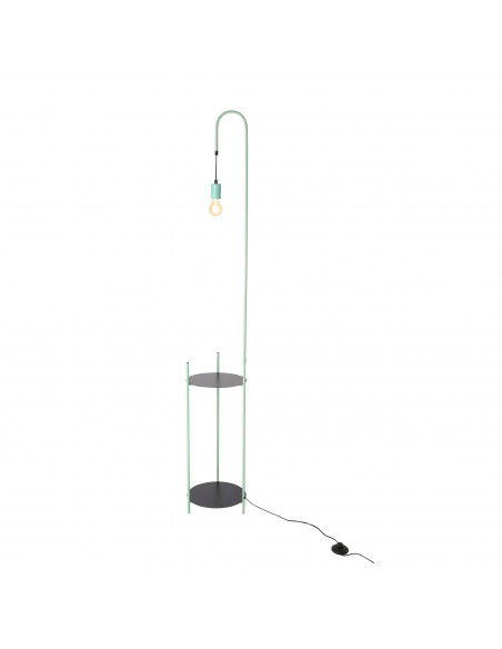 CANDELLUX WALK LAMPA PODŁOGOWA CZARNY+ZIELONY 1X40W E27 51-00033