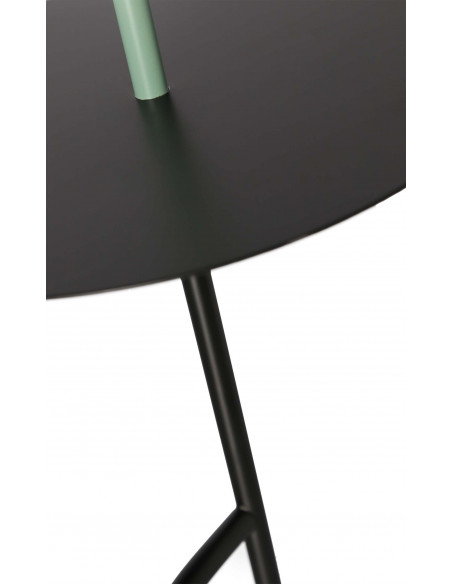 CANDELLUX RAVELLO LAMPA PODŁOGOWA CZARNY+ZIELONY 1X40W E14 ABAŻUR CZARNY 51-00064