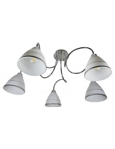 CANDELLUX ELF LAMPA SUFITOWA 5X40W E14 CHROM 35-72603