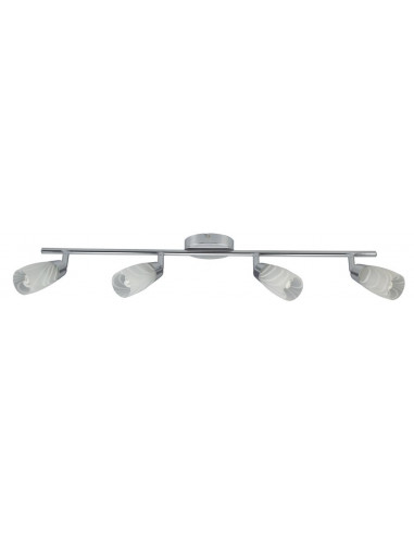 CANDELLUX LAMPA LAUFER LISTWA 4X40W G9 CHROM 94-28412