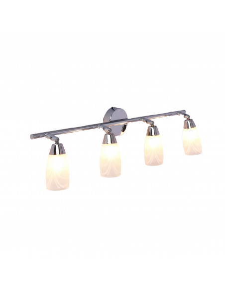 CANDELLUX LAMPA LAUFER LISTWA 4X40W G9 CHROM 94-28412