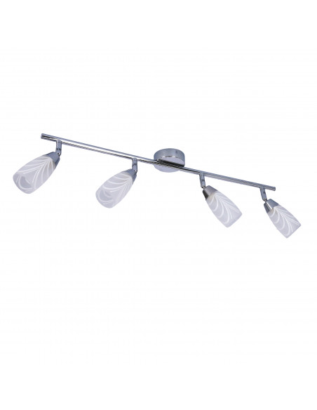 CANDELLUX LAMPA LAUFER LISTWA 4X40W G9 CHROM 94-28412