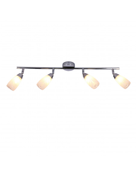 CANDELLUX LAMPA LAUFER LISTWA 4X40W G9 CHROM 94-28412