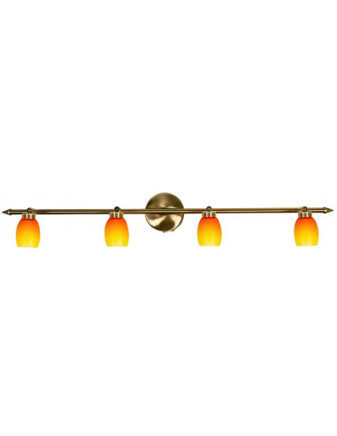 CANDELLUX LAMPA OLIVIA LISTWA 4X40W G9 PATYNA RAINBOW 94-81080