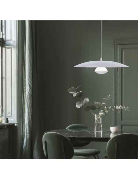 CANDELLUX LAMPA WISZĄCA LUND 1 BIAŁY 115x48x48 50133055