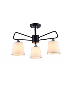 CANDELLUX LAMPA WISZĄCA MORLEY 3 CZARNY 50203091