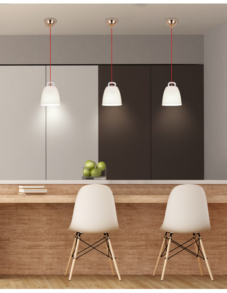 CANDELLUX LAMPA WISZĄCA SEWILLA S 1 BIAŁY 50101143