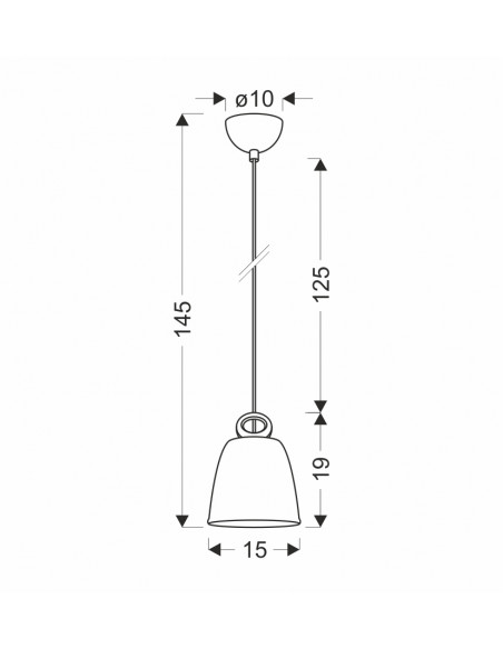 CANDELLUX LAMPA WISZĄCA SEWILLA S 1 BIAŁY 50101143