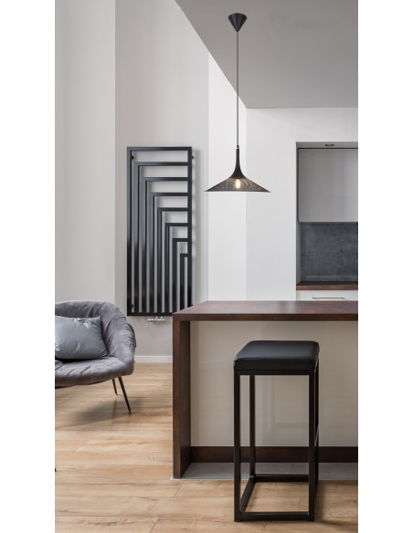 CANDELLUX LAMPA WISZACA KIRUNA M 1 CZARNY 110x36x36 50101204
