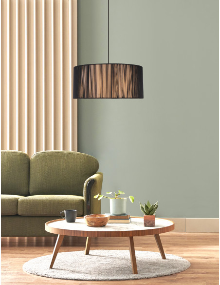 CANDELLUX LAMPA WISZĄCA KIOTO 3 CZARNY 100x45x45 50103218