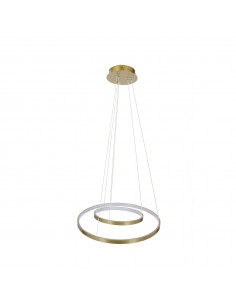 CANDELLUX LUNE LAMPA WISZĄCA 50+30 ZŁOTY 40W LED 4000K 32-76281