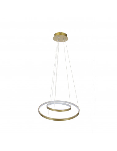CANDELLUX LUNE LAMPA WISZĄCA 50+30 ZŁOTY 40W LED 4000K 32-76281