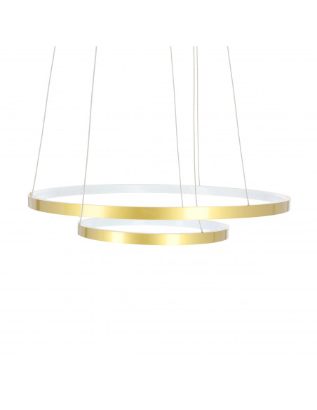 CANDELLUX LUNE LAMPA WISZĄCA 50+30 ZŁOTY 40W LED 4000K 32-76281