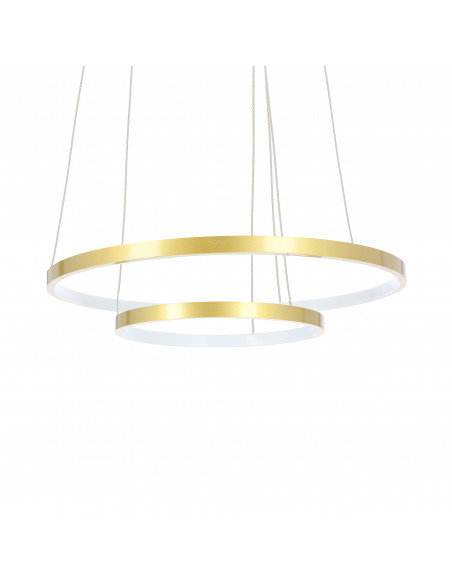 CANDELLUX LUNE LAMPA WISZĄCA 50+30 ZŁOTY 40W LED 4000K 32-76281