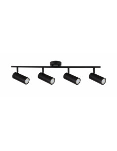CANDELLUX Colly lampa sufitowa czarny 4x15w gu10 klosz czarny 94-01641