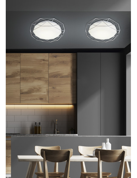 CANDELLUX LAMPA PLAFON SVEN 43 24W LED 4000K CHROM 98-73211