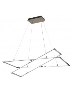 CANDELLUX KSEROS LAMPA WISZĄCA 90X44 45W LED CHROMOWY 4000K APETI A0033-321