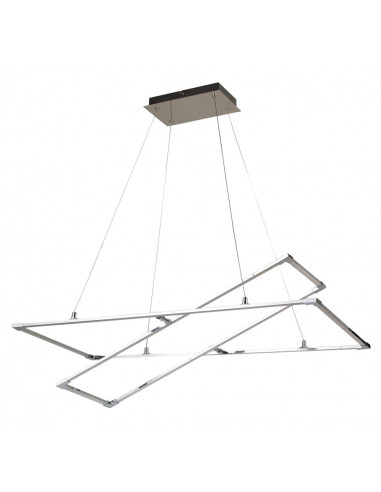 CANDELLUX KSEROS LAMPA WISZĄCA 90X44 45W LED CHROMOWY 4000K APETI A0033-321