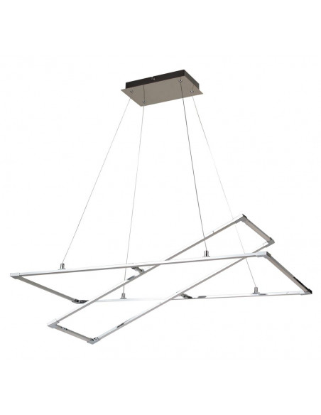 CANDELLUX KSEROS LAMPA WISZĄCA 90X44 45W LED CHROMOWY 4000K APETI A0033-321