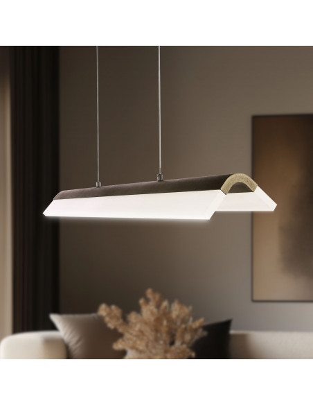 CANDELLUX CURACOA LAMPA WISZĄCA 100X16 33W LED BRĄZOWY 4000K APETI A0011-320