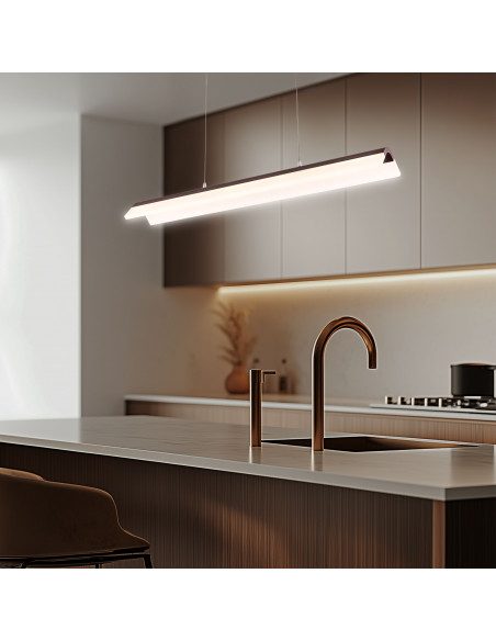 CANDELLUX CURACOA LAMPA WISZĄCA 100X16 33W LED BRĄZOWY 4000K APETI A0011-320
