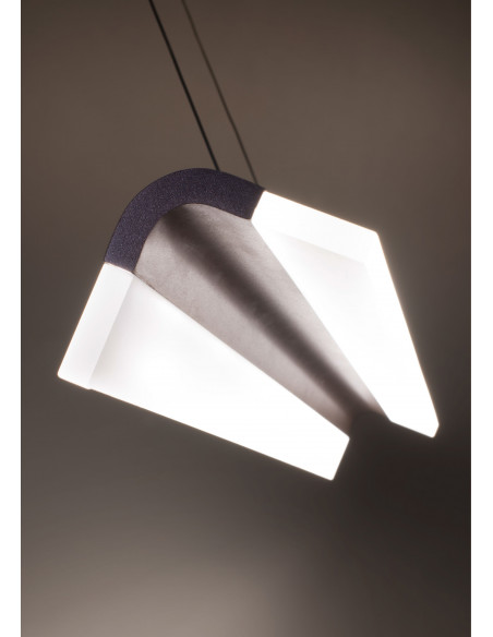 CANDELLUX CURACOA LAMPA WISZĄCA 100X16 33W LED BRĄZOWY 4000K APETI A0011-320