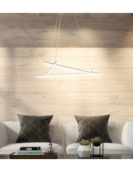 CANDELLUX ANDROS LAMPA WISZACA 70X62 30W LED SREBRNY 4000K APETI A0020-330
