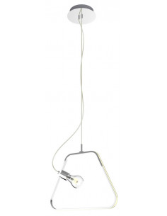 CANDELLUX IKARIA LAMPA WISZĄCA 42 1X60W E27 LED+12W LED CHROMOWY 4000K APETI A0023-320