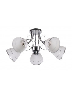 CANDELLUX ELOTTE LAMPA SUFITOWA 5X40W E27 BIAŁY 35-77936