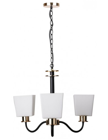 CANDELLUX SCHUBERT LAMPA WISZĄCA 3X40W E27 CZARNY 33-74232