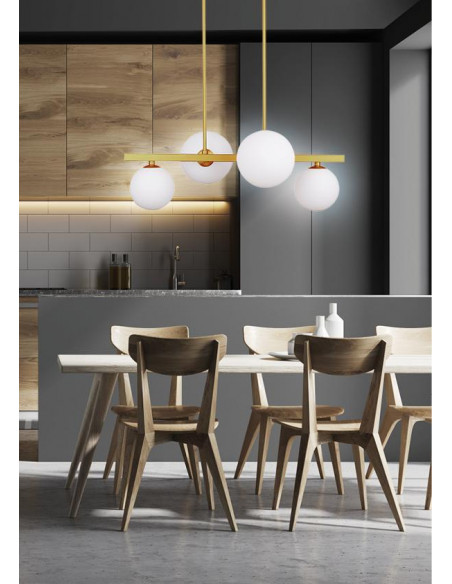 CANDELLUX KAMA LAMPA WISZĄCA 4X28W G9 MOSIĄDZ 34-73426