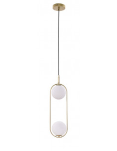 CANDELLUX CORDEL LAMPA WISZĄCA 2X28W G9 MOSIĄDZ 32-73464