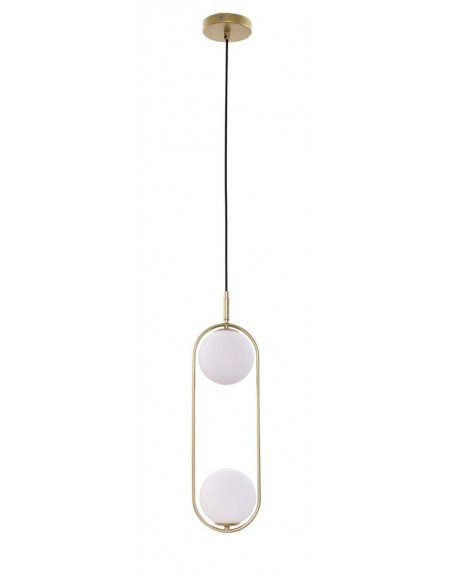 CANDELLUX CORDEL LAMPA WISZĄCA 2X28W G9 MOSIĄDZ 32-73464