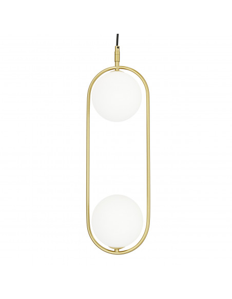 CANDELLUX CORDEL LAMPA WISZĄCA 2X28W G9 MOSIĄDZ 32-73464