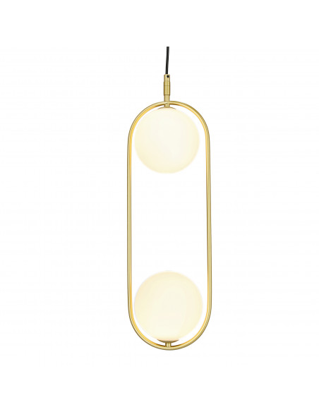 CANDELLUX CORDEL LAMPA WISZĄCA 2X28W G9 MOSIĄDZ 32-73464