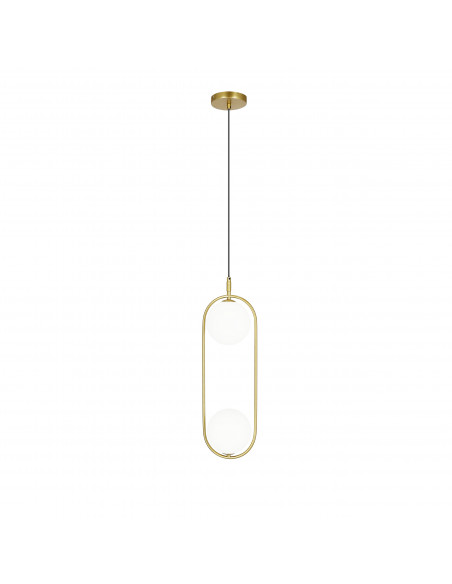 CANDELLUX CORDEL LAMPA WISZĄCA 2X28W G9 MOSIĄDZ 32-73464