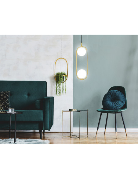 CANDELLUX CORDEL LAMPA WISZĄCA 2X28W G9 MOSIĄDZ 32-73464