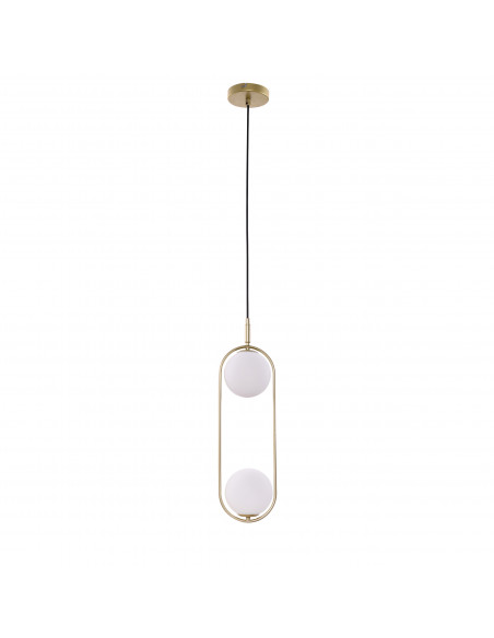 CANDELLUX CORDEL LAMPA WISZĄCA 2X28W G9 MOSIĄDZ 32-73464