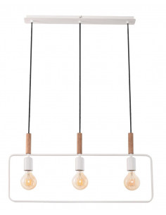 CANDELLUX FRAME LAMPA WISZĄCA 3X60W E27 BIAŁY 33-73532