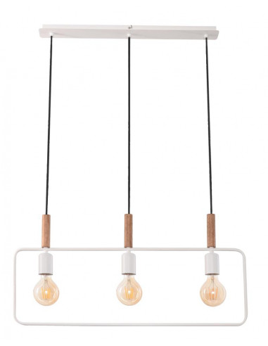 CANDELLUX FRAME LAMPA WISZĄCA 3X60W E27 BIAŁY 33-73532