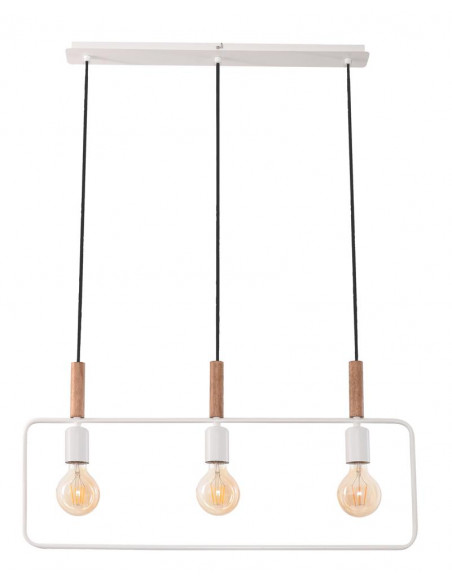 CANDELLUX FRAME LAMPA WISZĄCA 3X60W E27 BIAŁY 33-73532