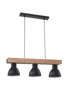 CANDELLUX VARIO LAMPA WISZĄCA 3X60W E27 CZARNY 33-73471