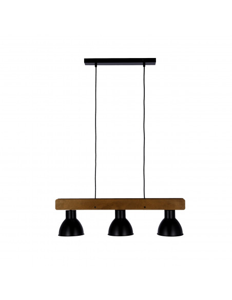 CANDELLUX VARIO LAMPA WISZĄCA 3X60W E27 CZARNY 33-73471