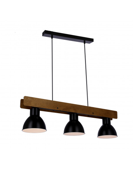 CANDELLUX VARIO LAMPA WISZĄCA 3X60W E27 CZARNY 33-73471
