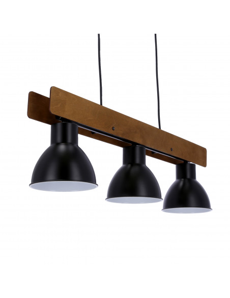 CANDELLUX VARIO LAMPA WISZĄCA 3X60W E27 CZARNY 33-73471