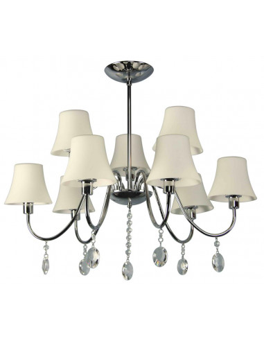 CANDELLUX SORENTO ZWIS 9X40W E14 CHROM 39-11626