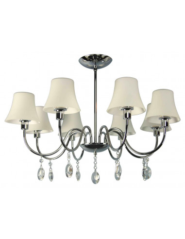 CANDELLUX SORENTO ZWIS 8X40W E14 CHROM 38-11602