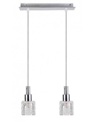 CANDELLUX RUBIK ZWIS 2X40 G9 CHROM+KRYSZTAŁ 32-05922