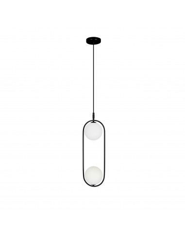 CANDELLUX Cordel zwis 2x28w g9 czarny 32-10155